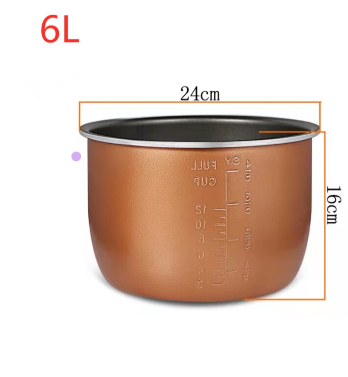 4L/5L/6L multi-cooker electric pressure cooker, coating, bowl, non-stick pan, double spray, thickening