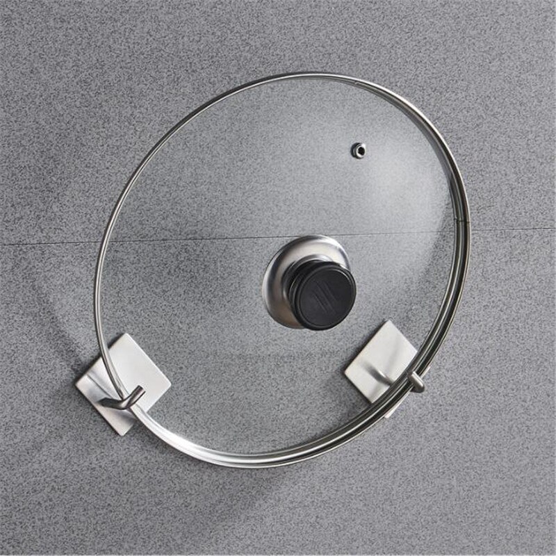 1 Piece Stainless Steel Single Hook Kitchen Bathroom Toilet Towel Rack Clothes Cap Cooking Utensil Hanger