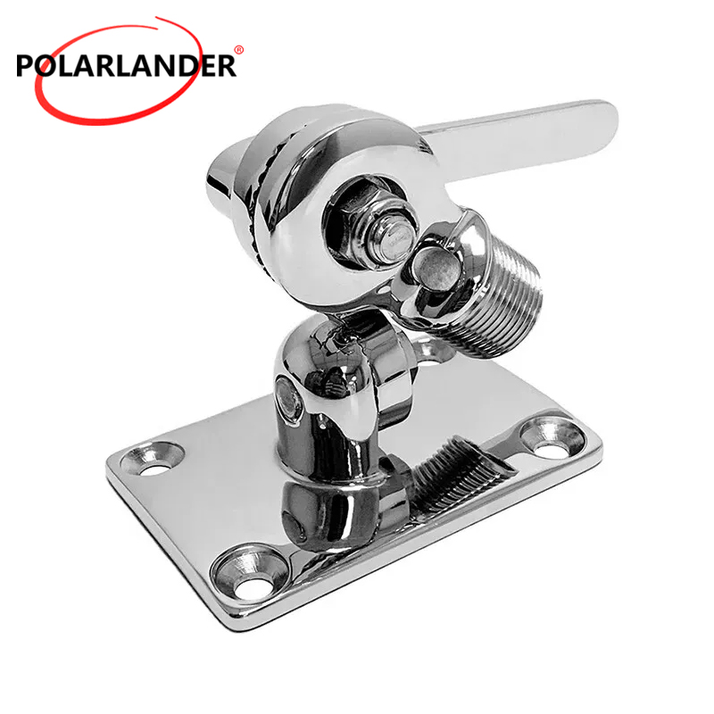 Zweiachsige verstellbare Basis, rostfreie Antenne, rostfreie Marine-316-Stahlantenne, Marine-Hardware-Antenne, Yacht-Antenne, Basismontage