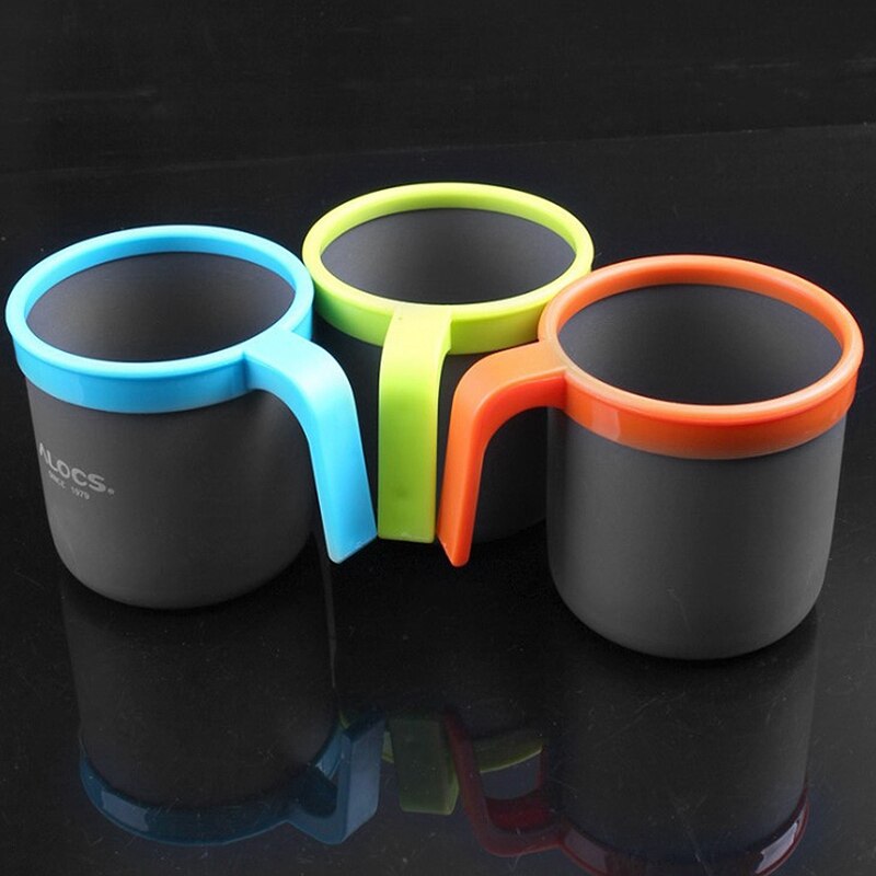 ALOCS tutto'aperto 405ML Tazza di Metallo Portatile di Campeggio Esterna Tazza di Caffè Stoviglie tutto'aperto Attrezzature Da Campeggio trekking