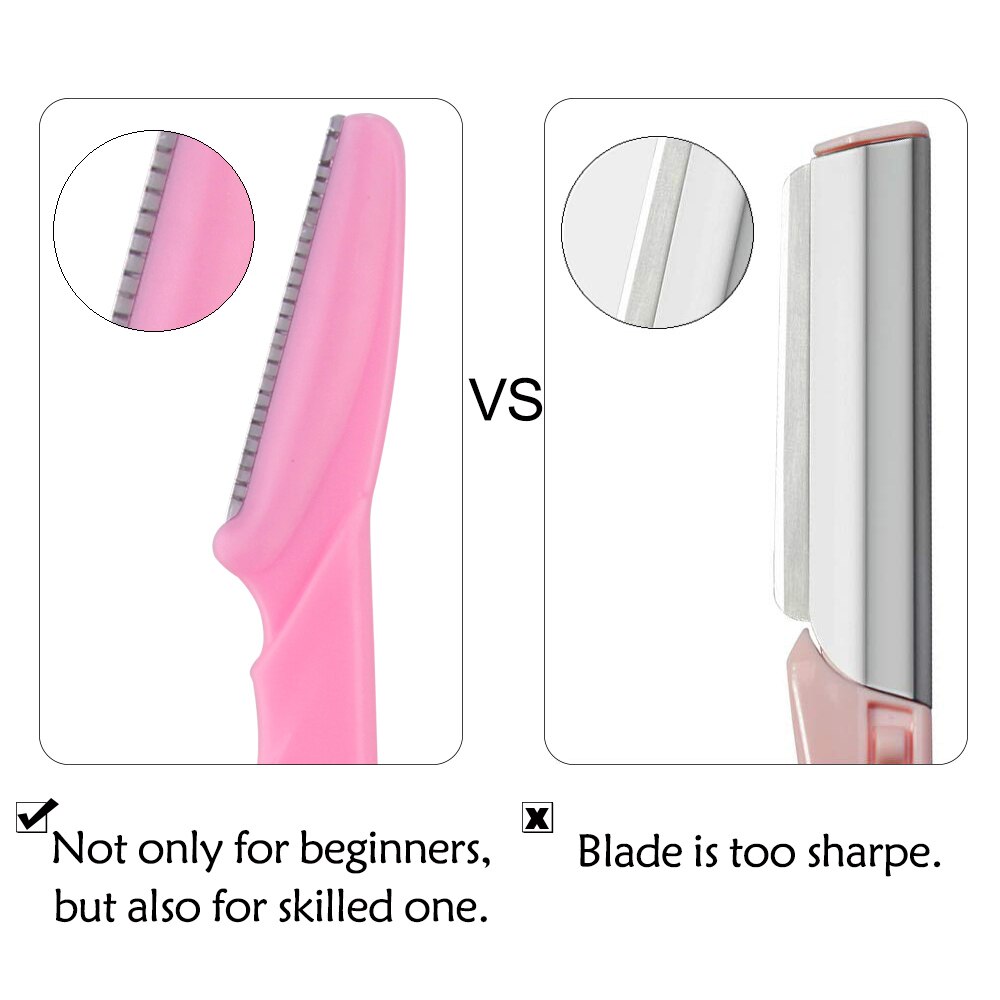 20/40/80Pcs Eyebrow Razor Safe Face Blade Eye Brow Shaper Tool Hair Removal Trimmer Scraper Portable Woman Makeup