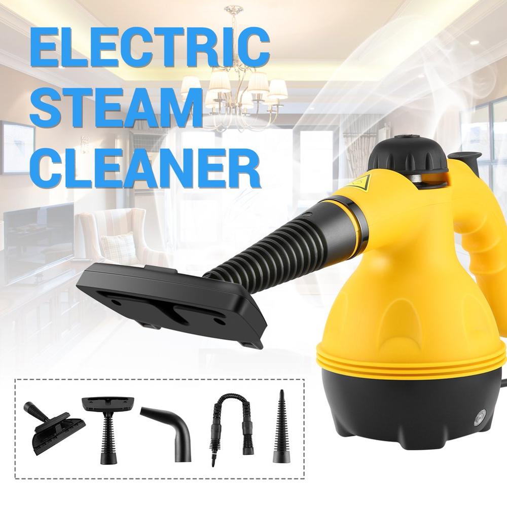 Multi Purpose Electric Steam Cleaner Portable Handheld Steamer Household Cleaner Attachments Kitchen Brush Tool