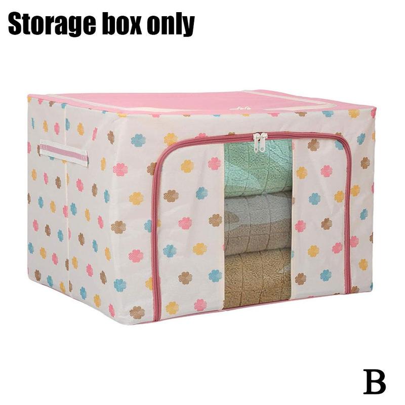 Oxford Fabric Clothes Storage Box Underwear Foldable Organizer Household Laundry Finishing Wardrobe Toy Storage Cabinet: B