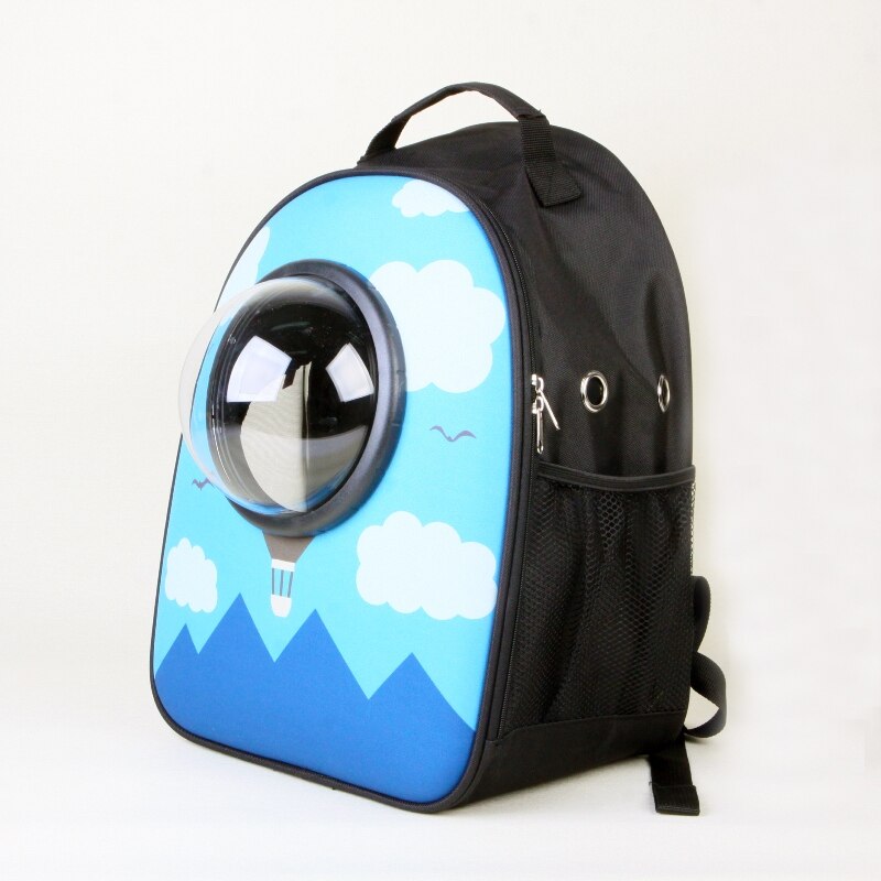 Sac à dos bleu fusée chats transport | Jouet chiots chiens animaux, luxe espace décontracté animaux, petits voyages en plein air pour Chihuahua caniche