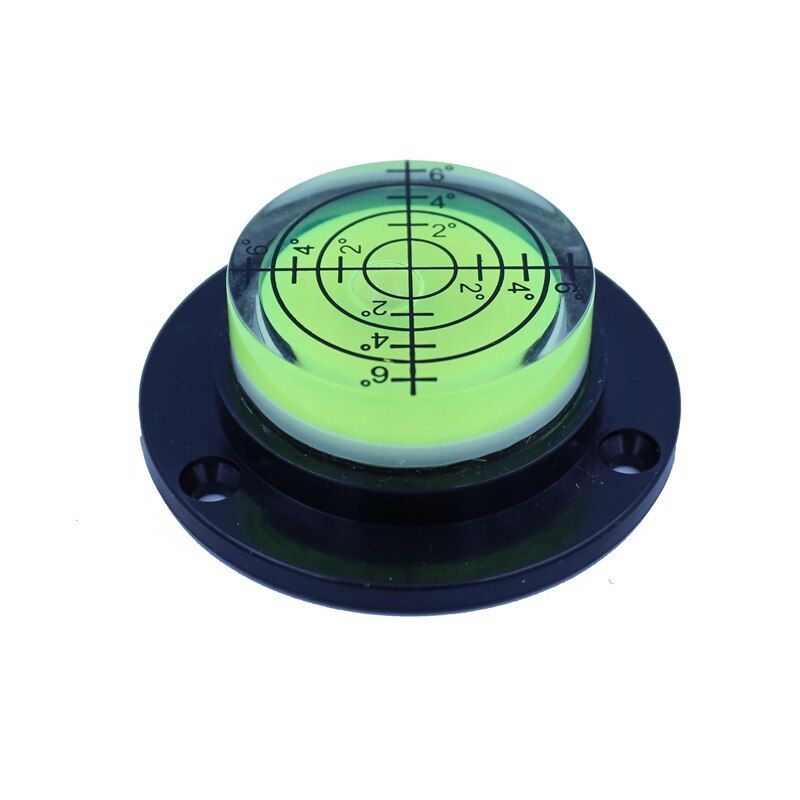 HACCURY Bulls eye burbuja nivel Universal Nivel burbuja redonda burbuja horizontal 50*17mm: YY-5017BGK