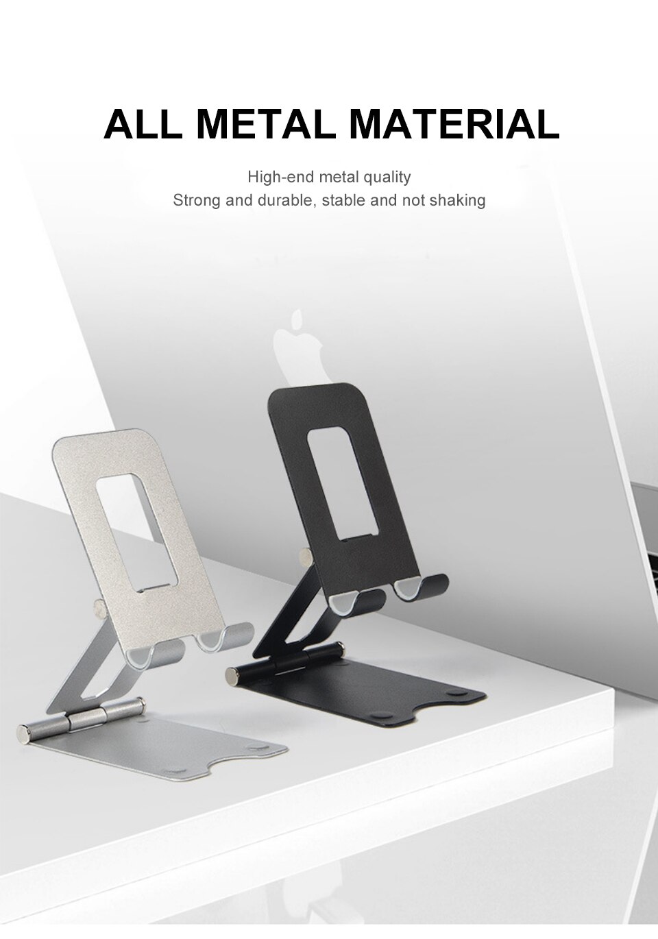 Double Folding Mobile Phone Stand Lazy Stand Desktop Universal Mobile Phone Tablet Stand Stand