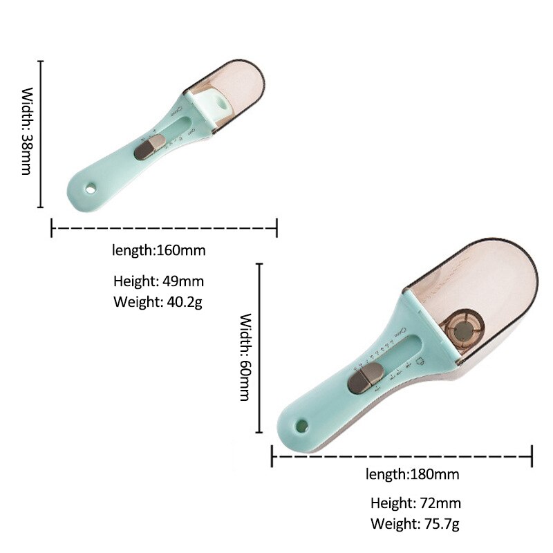 Adjustable Measuring Cups Multi-functional Spoons Sets with Scale Measuring Scoop Precise For Cooking 5ml To 30ml Kitchen Tools