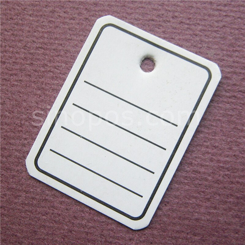Zware Kartonnen Hang Tags, universele merchandise tag verpakking label sieraden dikke papier prijs hangtag card ticket