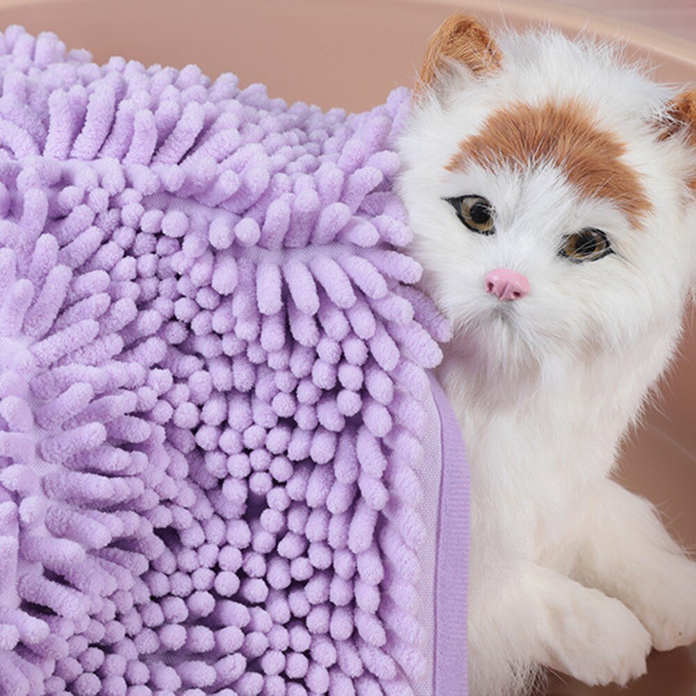 Super chłonny szlafrok zwierzę domowe koc robić spania miękkie suszenie kąpiel ręcznik dla zwierzaka przyjazny dla skóry ręcznik dla psa dla psa bluzy z kapturem dla kotów szczeniak