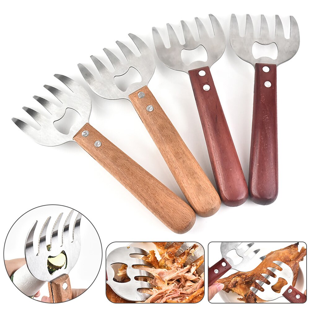 2 Pieces Meat Fork Shredder Claws BBQ Pulled Pork Meat Shredder Bear Claws Meat Handler Food Grill Accessories Barbecue Tool