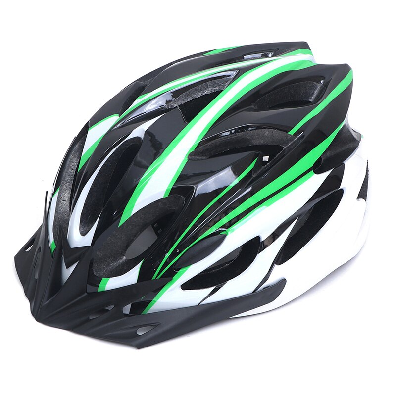 bicycle helmet cycling unisex super light integrally-molded inside electric bike MTB mountain bike aero helmet safety: Black white green