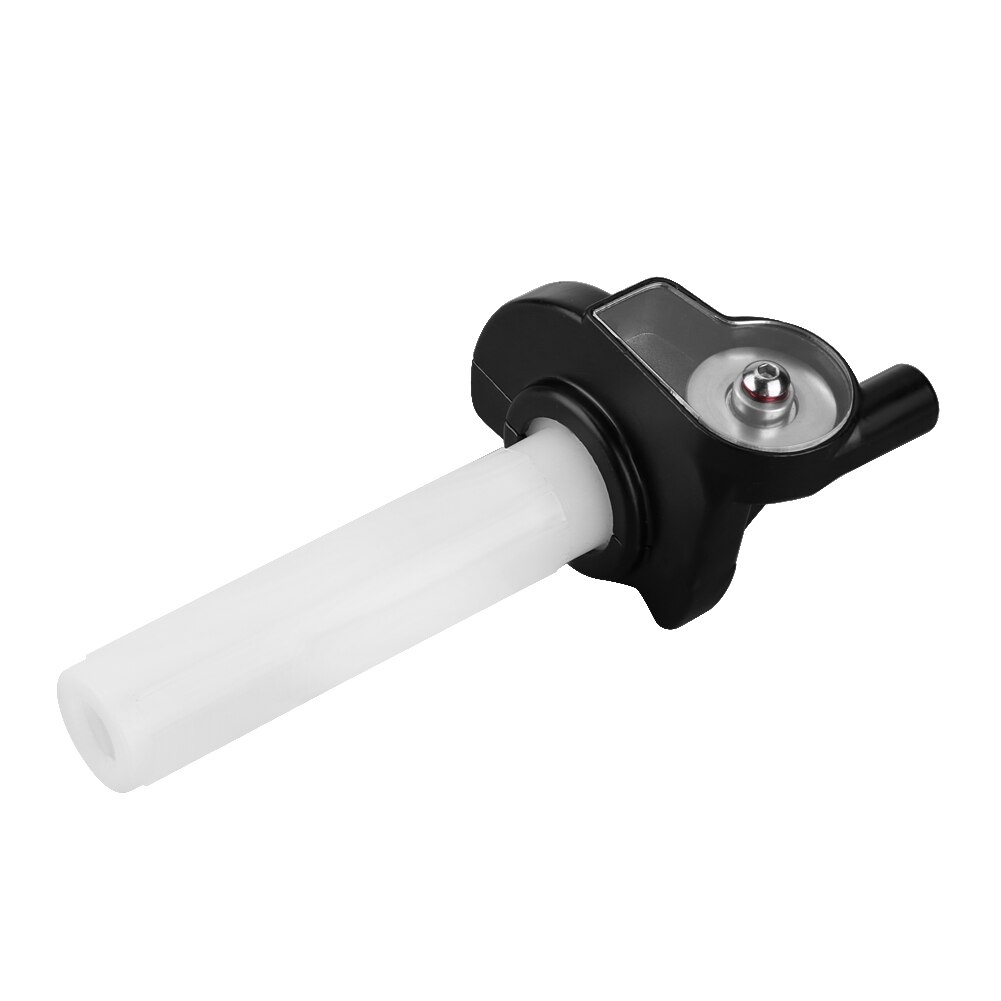 Empuñaduras de giro de acelerador para motocicleta, accesorio Visual de aleación de aluminio de 22mm, compatible con 50cc-160cc ATV Dirt Bike: White