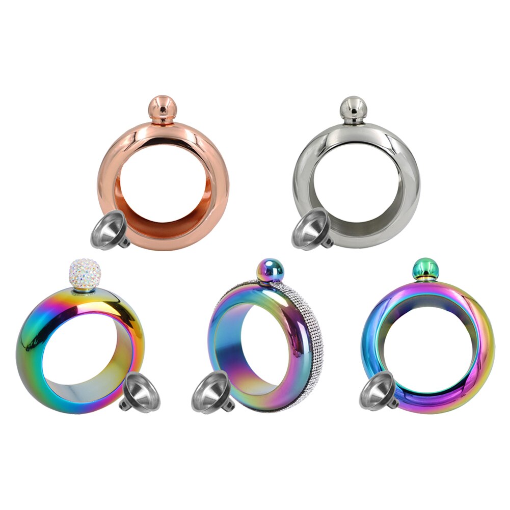 Bracelet Hip Flask 100ML Stainless Steel Carrying Alcohol Whiskey Portable Storing Supplies Bar Supplies Party For