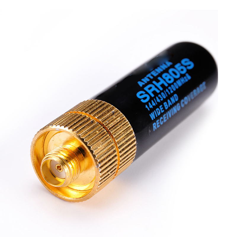 1pc mini SRH-805S 5cm SMA-F fêmea antena de banda dupla 50ohm para baofeng UV-5R BF-888S rádio SRH-805S antena 10w