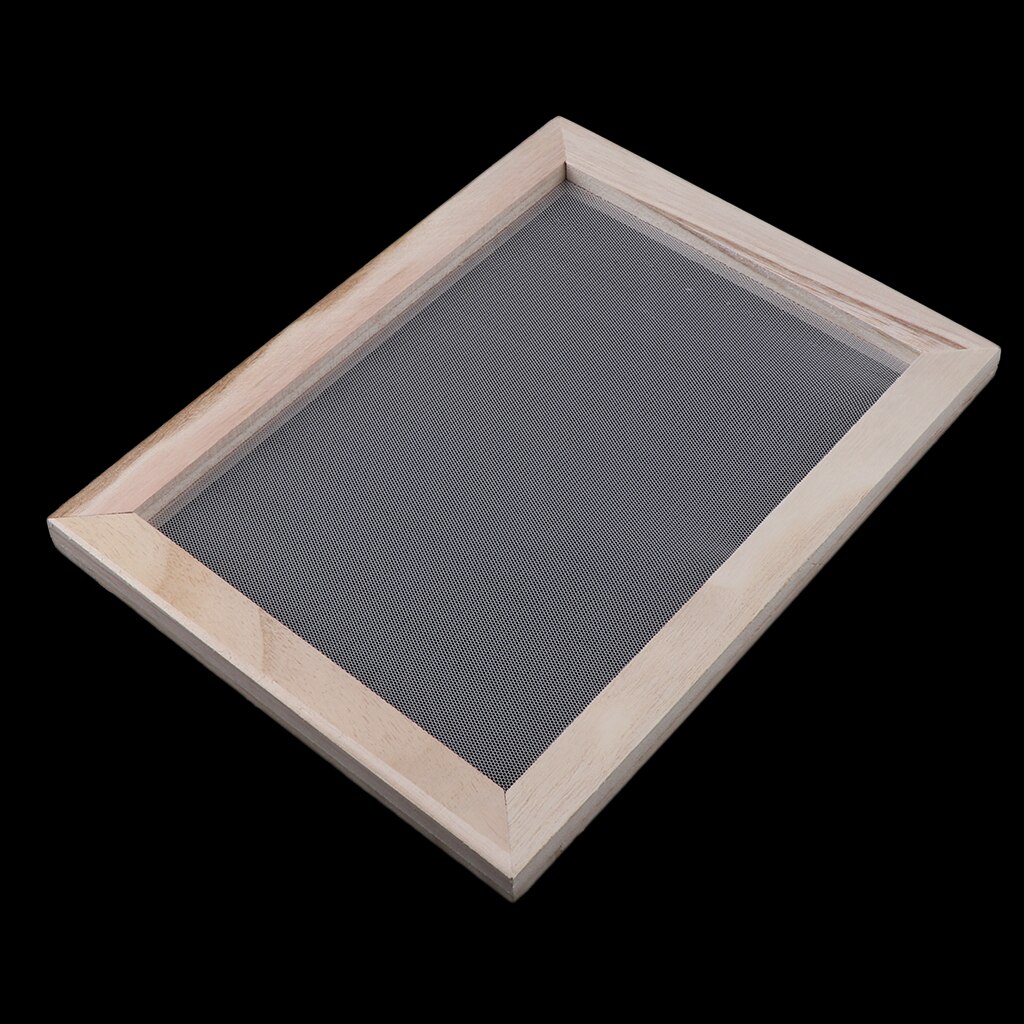 2sets Paper Making Mold Papermaking DIY Wood Paper Making Mould Frame Screen Tools Paper Handcraft