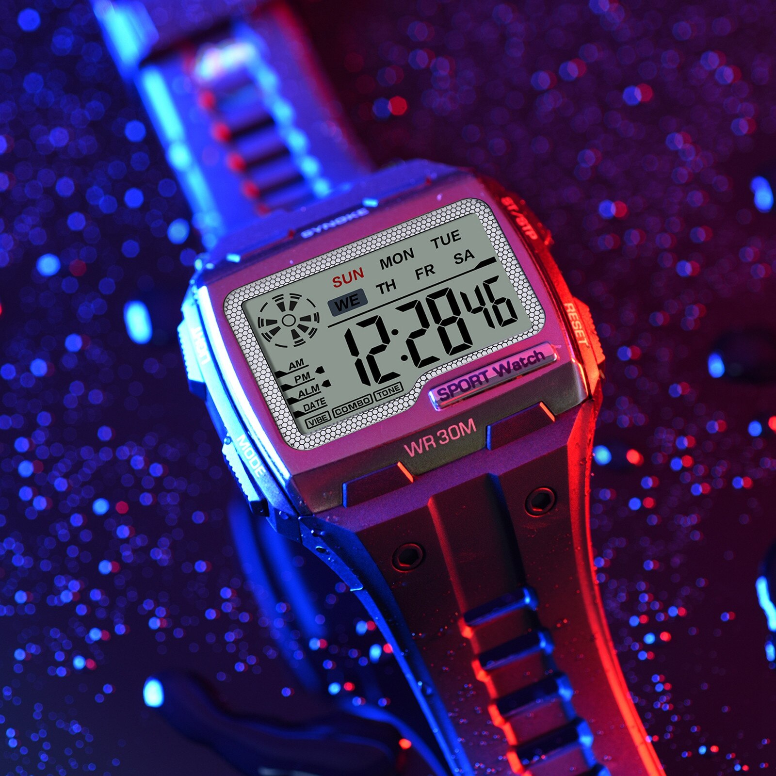 Mannen Outdoor Horloges Sport Horloge Wekker Chronograaf 30M Waterdicht Horloge Man Digitale Horloges