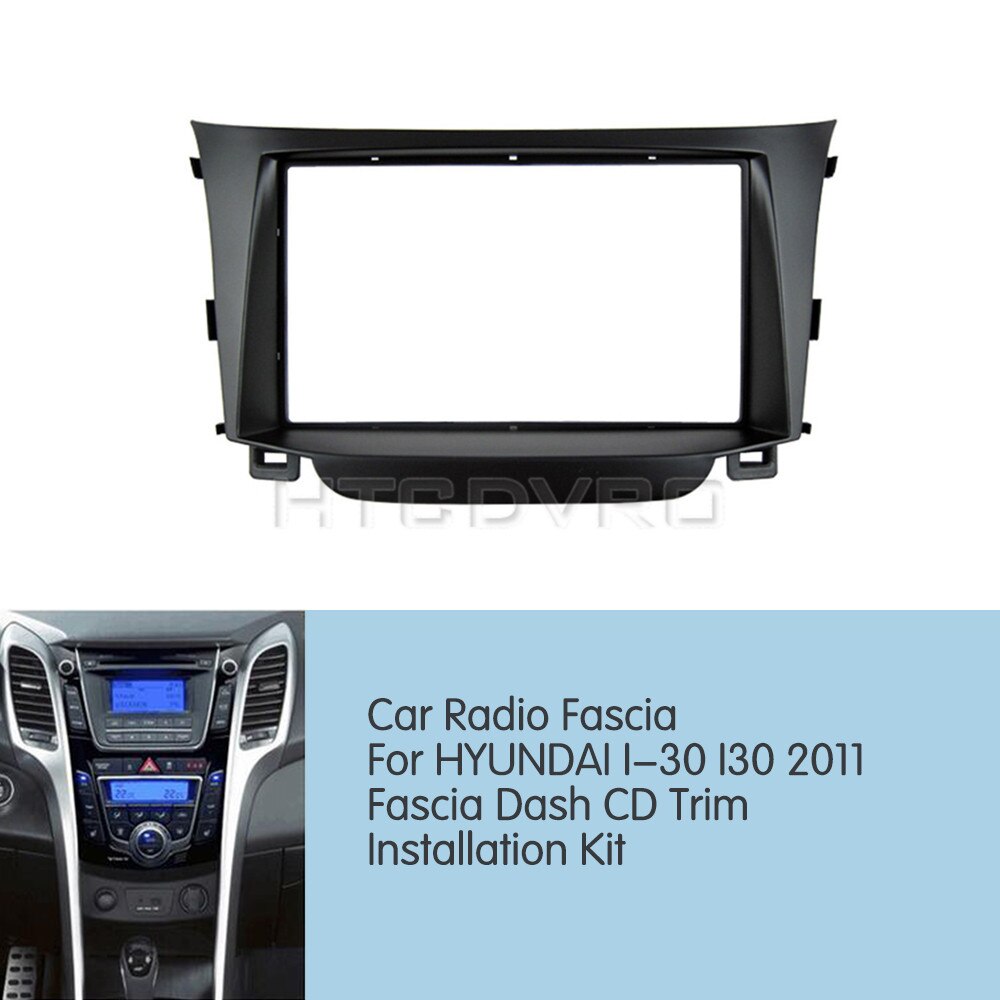 YMODVHT 178x102/178x100/173x98MM Car Radio Fascia for Hyundai i-30 I30 Stereo Panel Dash Mount Trim Installation Kit Frame