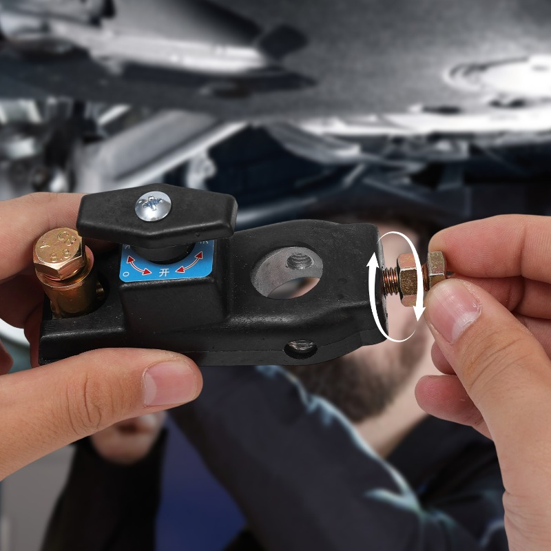 Bilbatterifrakoblingsbryter 12v/24v manuell/automatisk avstengning lekkasjebeskyttelse sedan suv lastebil energisparende strømbryter
