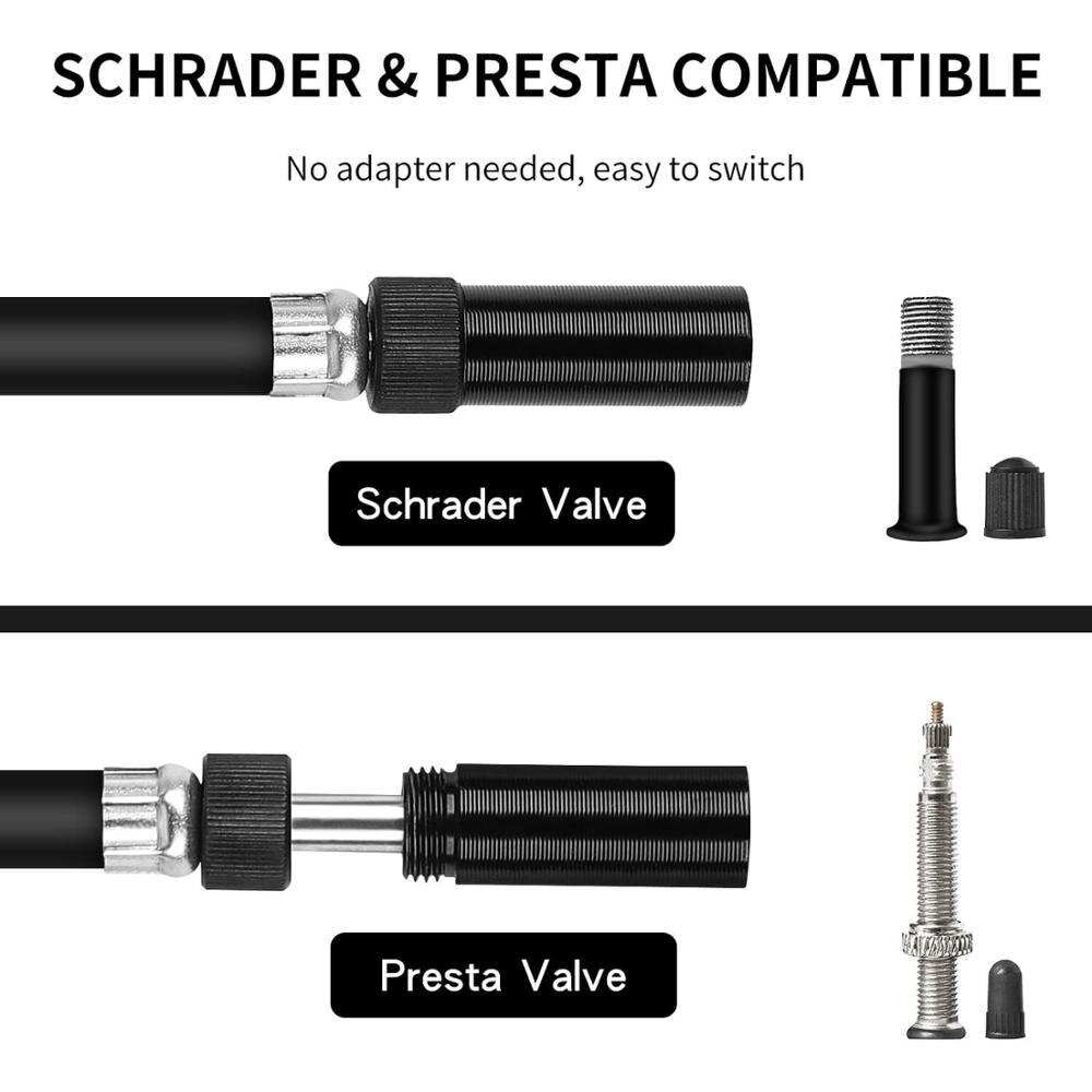 West Fietsen 89G Draagbare Mini Fietspomp Mtb Mountainbike Pomp 160 Psi Hoge Druk Fietsen Hand Luchtpomp bal Tire Inflator