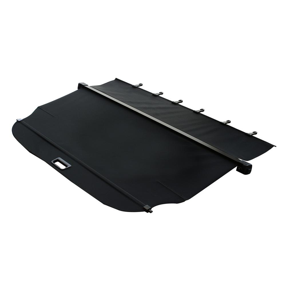 Nero Copertura Bagagliaio di Un'auto Retrattile A Scomparsa Interni Auto Deposito Cargo Carrier Tenda con Pull Fibbia Organizzatore Accessori