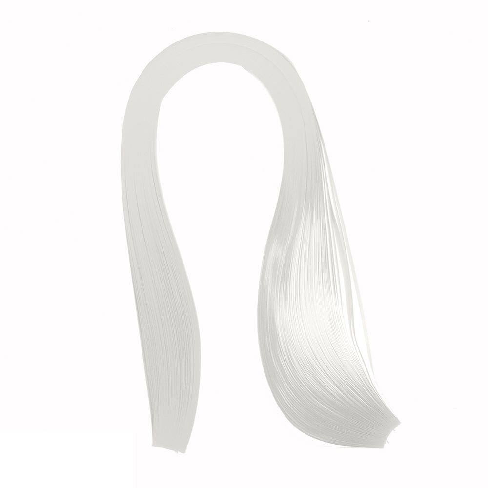 DIY 120 Streifen Quilling Papier 5mm Breite Mehrere Einfarbig Origami Papier Hand Handwerk Dekoration Druck Linderung #259127: Milch Weiß