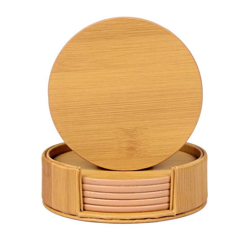 Kopp matta pu läder marmor underlägg dryck kaffe kopp matta teunderlägg matbord bordstabletter bord svart vit chic dekoration 6 st: 06