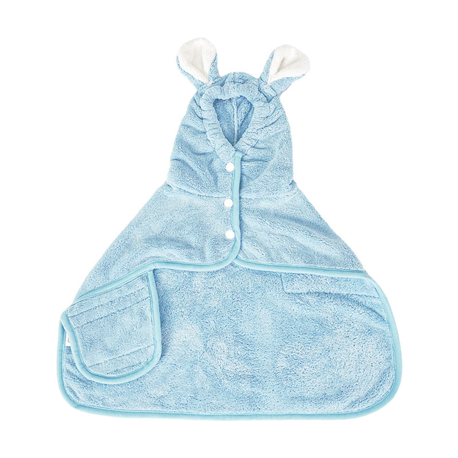 Cães roupão bonito capas toalha de banho macio aconchegante ultra-absorvente casaco de secagem robe para elegante amante de animais de estimação roupas de banho: S / Azul