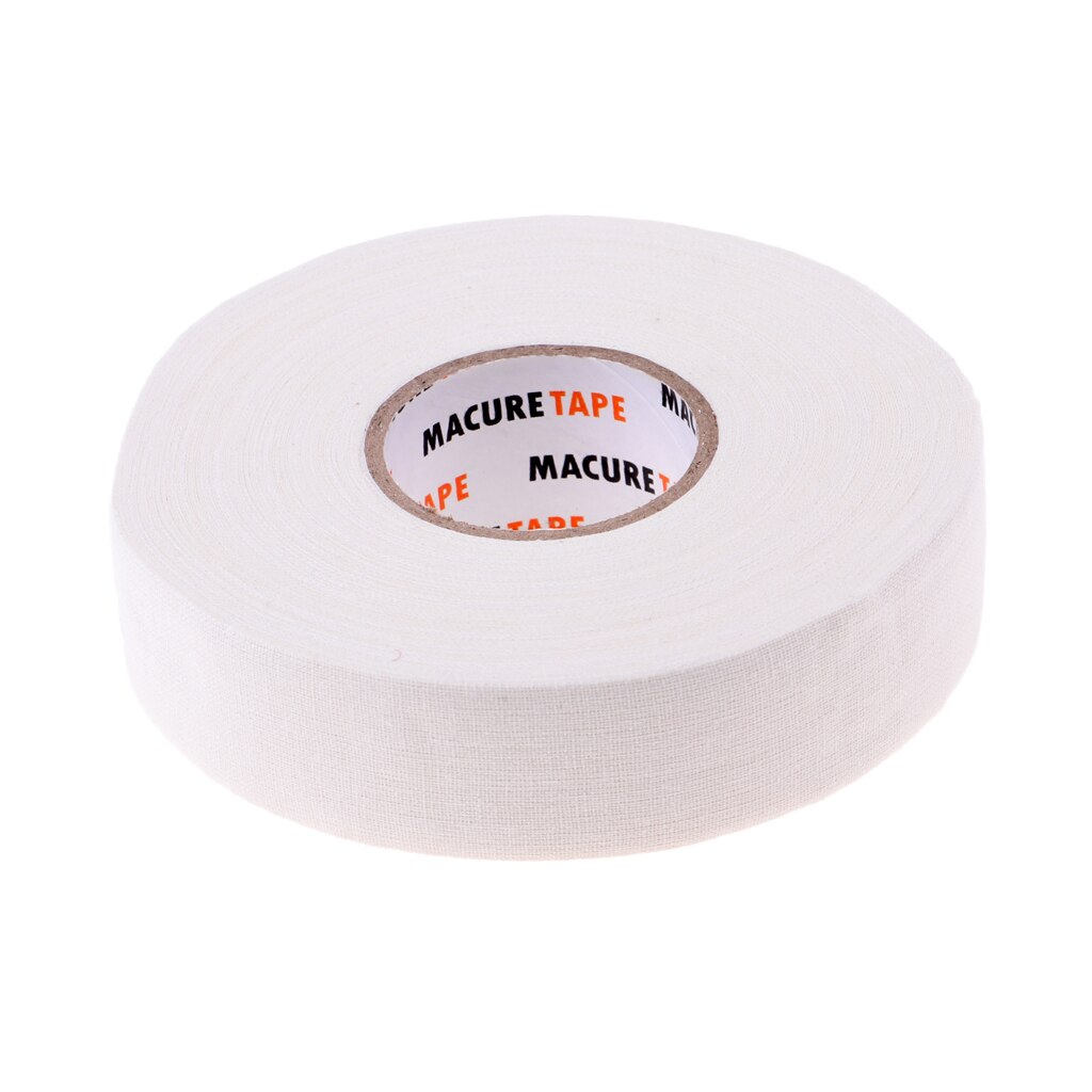 1 Roll Van Duurzaam Doek Hockeystick Tape Pro Zwart Wit Hockey Sport Gereedschap Accessoires