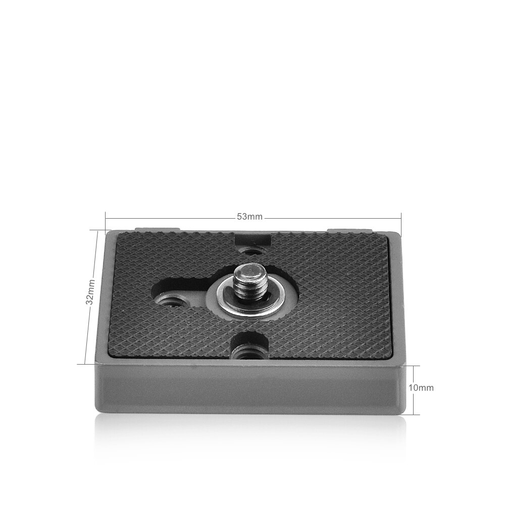 Placa de liberación rápida Minifocus (200PL-14) para Manfrotto 804RC2, 484RC2, 498/496/494RC2, 2498RC, 2486RC, 468MGRC2 trípodes