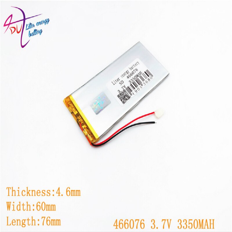 Grote verkoop 456075 466076 lithium polymeer batterij 3.7V 3350MAH batterij voor tablet PC