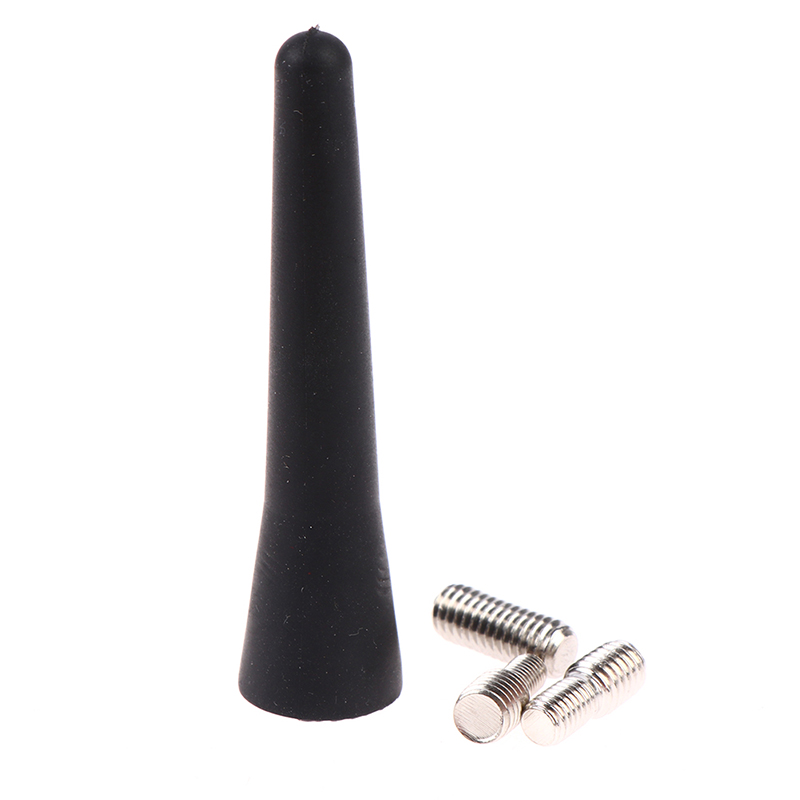 Sterke Radio Universele Auto Antenne, Kleine Korte Auto Antenne, Mini Auto Radio Accessoires, fm/Am Zuiver Koper Antenne Radio: Donkergrijs
