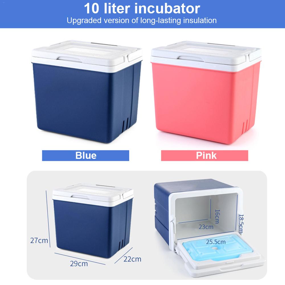 10L Portable Car Box Insulation External Ice Box Cooler Outdoor Small Incubator For Car Home Wild Barbecue Fishing Storage Box