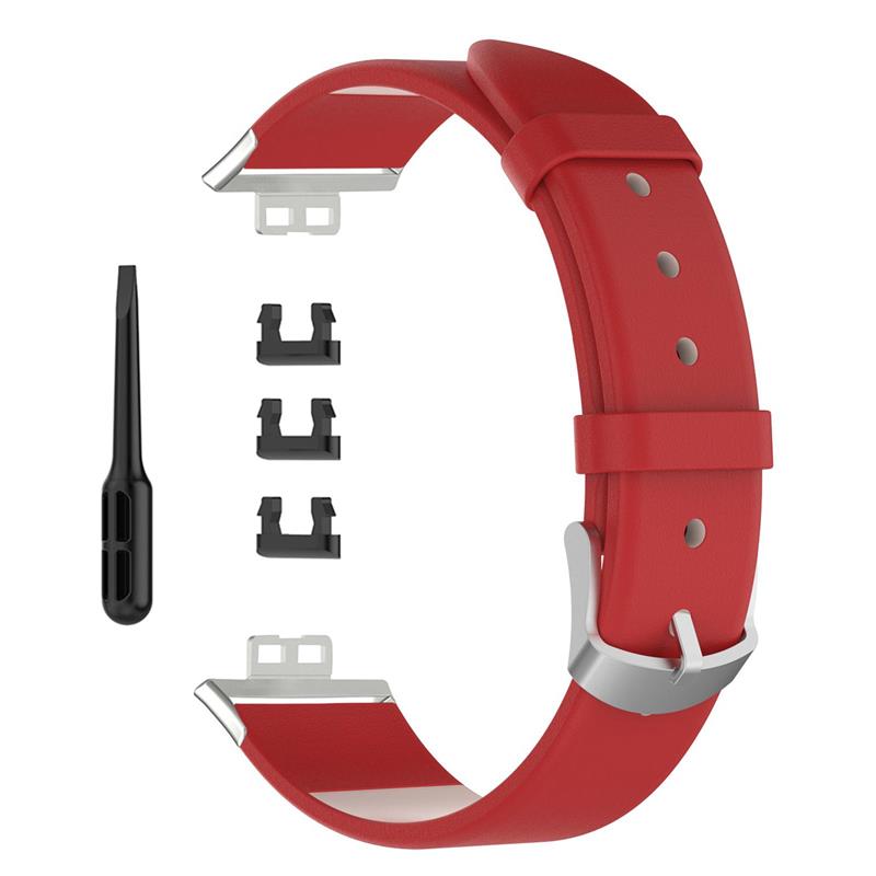 Silicone Wristband Strap for HUAWEI Watch FIT Sports Smart Watch Replacement Watchband Bracelet With tool Watch Strap Band: Red