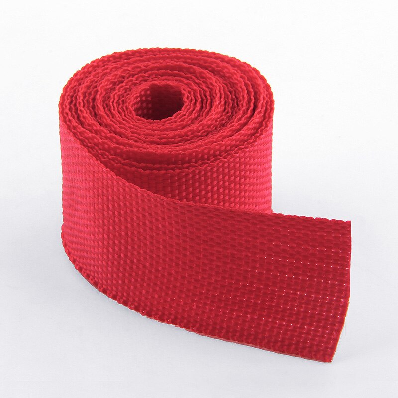 Sangles en PP fines pour sac à dos, 70 Yards/Lot, 23mm, ruban d&#39;emballage pour animal de compagnie, 15 couleurs, noir, blanc, rouge, bleu, vert, jaune, violet