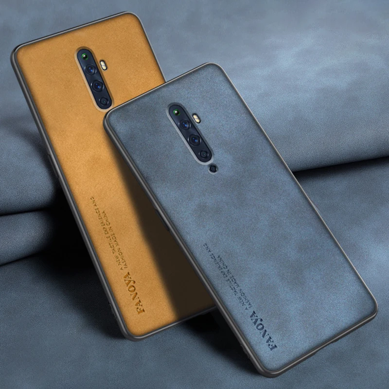 Luxury PU Leather Case For OPPO Reno 2 Z 2Z 2F Cover Matte Silicone Protection Phone Case For OPPO Reno 10X Zoom Reno2 Z F Coque