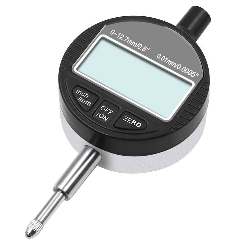Ip54 vattentäta 0-12.7mm digitala mätklockor för avståndsmätare precisionsverktyg 0.01mm/0.001mm testklockor