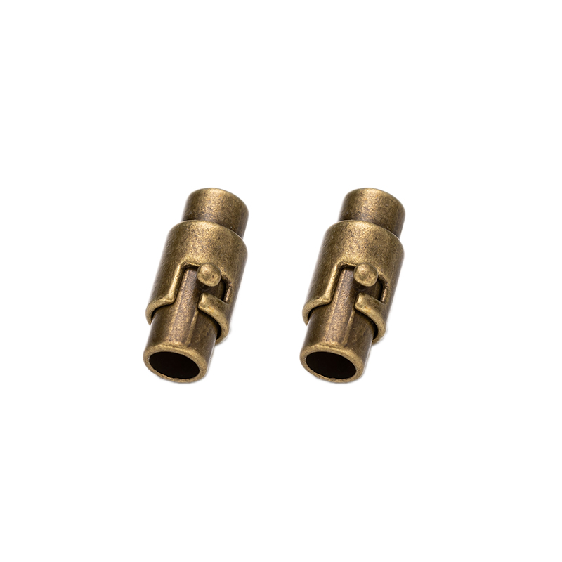 5 stuks magnetische sluitingen armband koord eindkappen sluitingen connectoren slot voor lederen armband ketting sieraden ambachtelijke maken benodigdheden: 12mm / Zilver