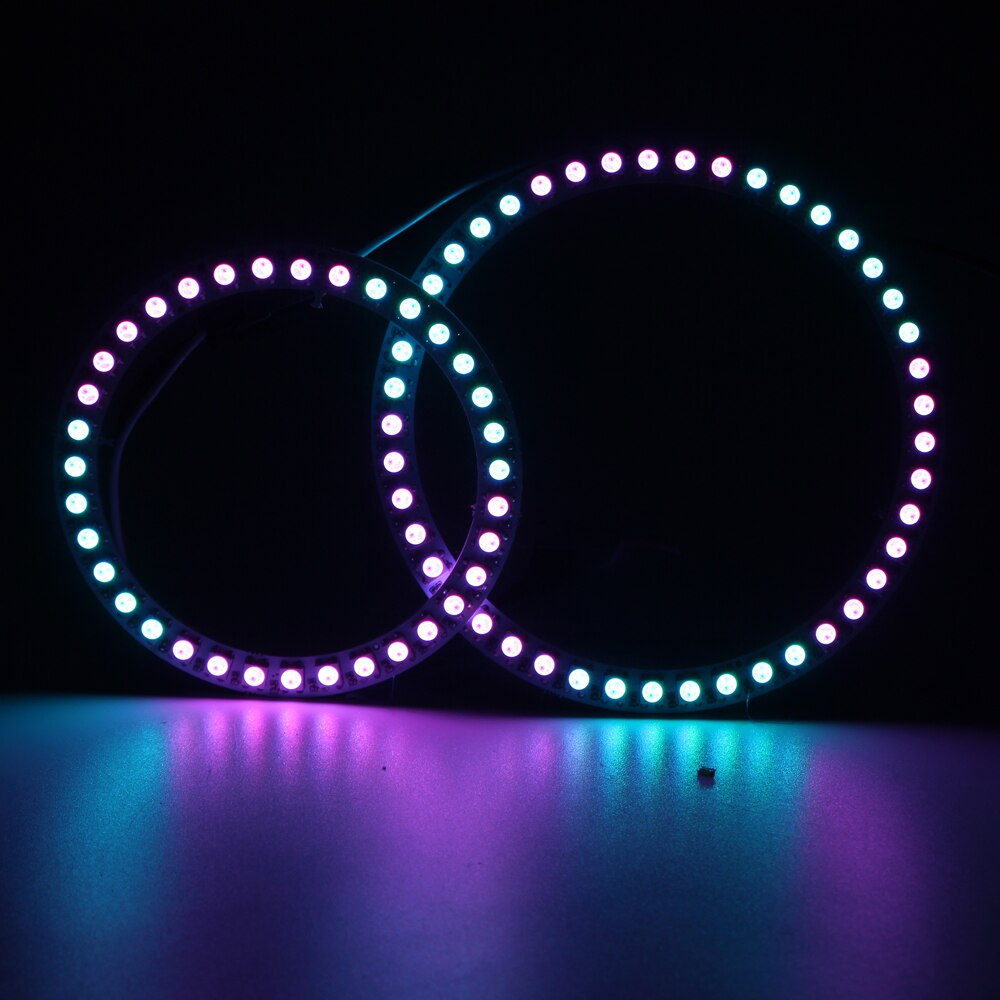 WS2812B DIY RGB LED Ring 8 16 24 35 45 Pixels WS2812 Round LED Modules SK6812 5050 Built-in RGB Addressable DC5V LED Circle Ring