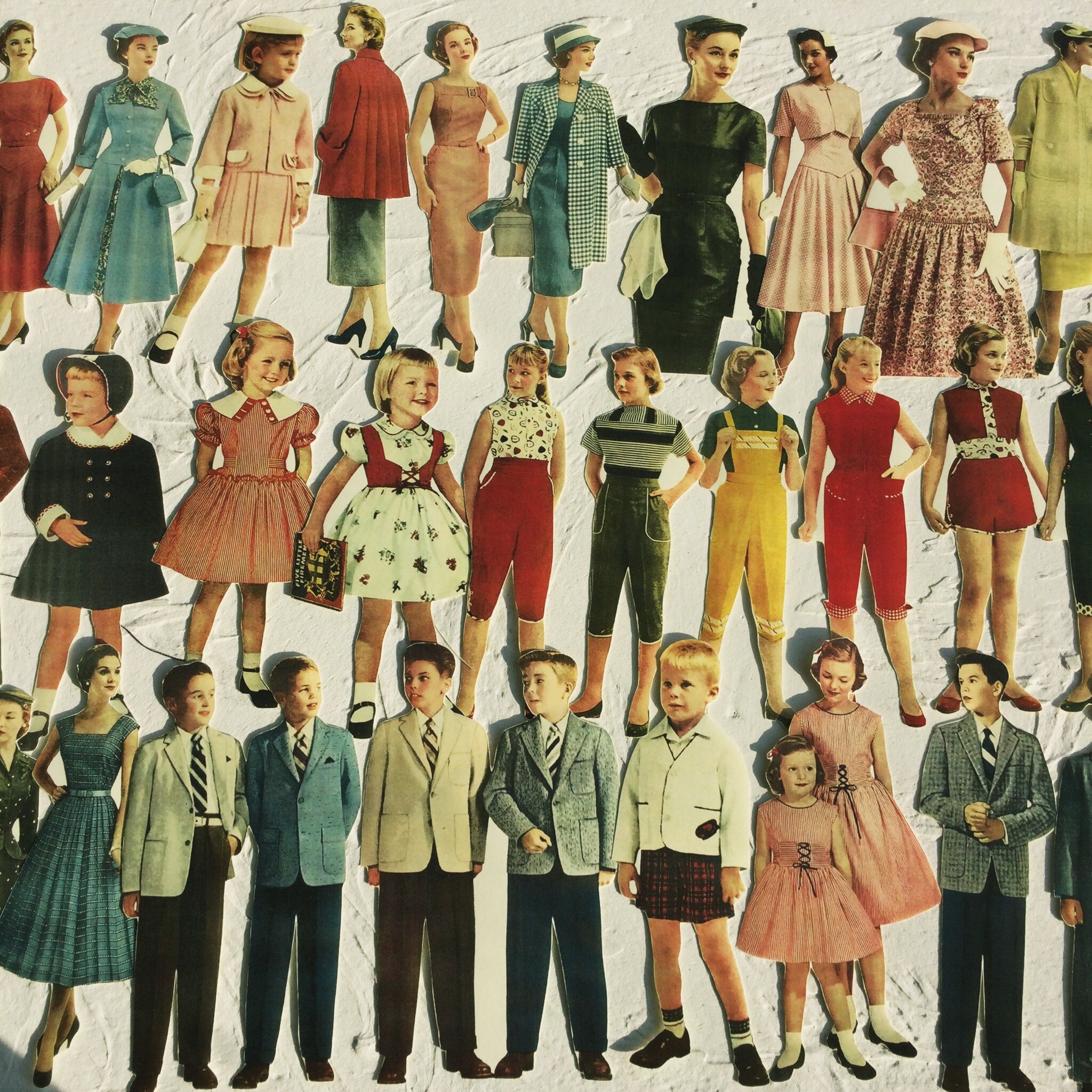 72 stk vintage klær 1950 klistremerker håndverk og scrapbooking klistremerker bok student etikett dekorativt klistremerke barneleker