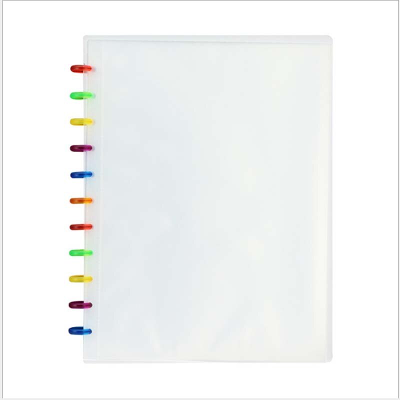 A4 transparent cover interactive manual loose-leaf painting award photo storage book 20 bags