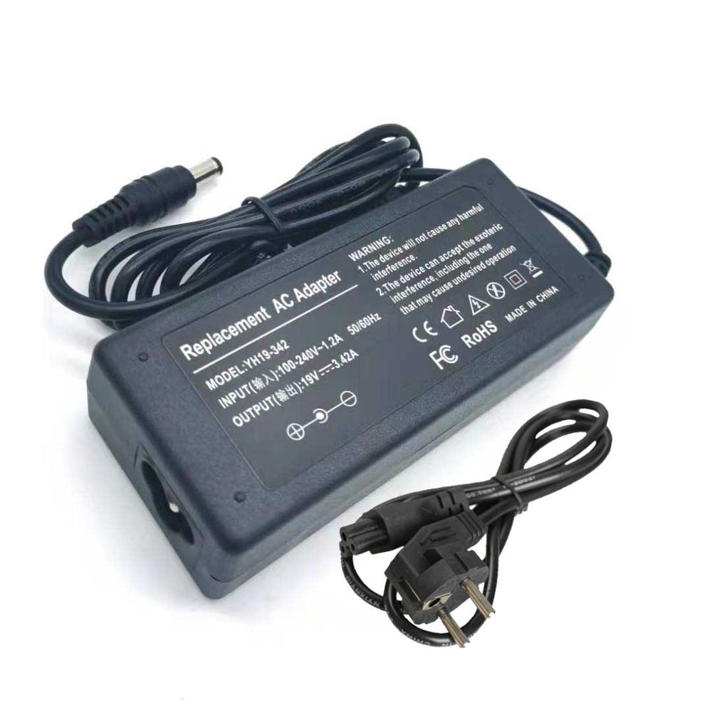 19V 3.42A 5.5X2.5mm zasilacz sieciowy dla ASUS ładowarka a3 a6000 f3 x50 x55 A3 A8 F6 F8 F83CR X50 X550V V85 A9T K501 K50IJ K50i K52F: 19V3.42A EU