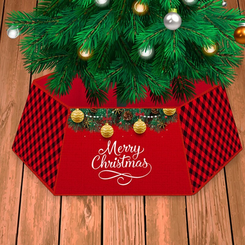 Rode Kerstboom Kraag, Kerstboom Ring, eenvoudig Te Set Boom Rok Boom Base Cover Te Versieren Uw