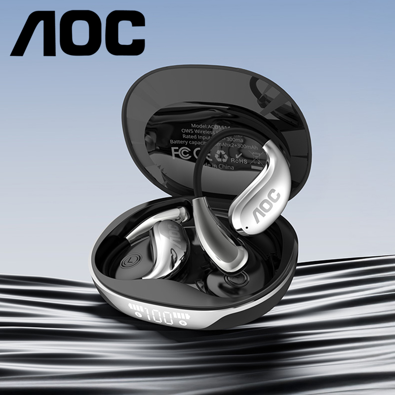 Choice AI Translation Original AOC ACD1514 OWS Bluetooth-Kopfhörer LED-Batterieanzeige Kopfhörer Ohrbügel Sport-Ohrhörer