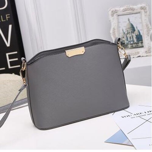 Reprcla Candy Kleur Vrouwen Messenger Bags Casual Shell Schouder Crossbody Tassen Mode Handtassen Dames Party Bag: gray