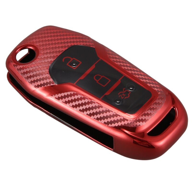 La chaîne principale molle de voiture de TPU couvre le support de chapeau d&#39;accessoires de caisse pour Ford Fusion Fiesta escorte Mondeo Everest Ranger, rouge