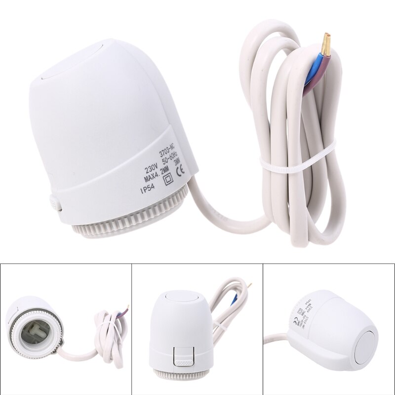 230V NC Electric Thermal Actuator for TRV Underfloor Thermostatic -Valve M30X1.5 K9FA