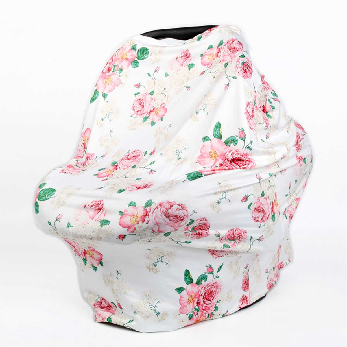 660*700mm Nursing Breastfeeding Privacy Cover Baby Scarf Infant Car Seat Stroller Breast Feeding Scarf Nursing Covers: Black