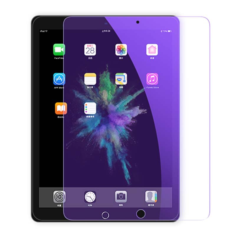 Anti-blauw licht gehard glas voor ipad 10.2 mini 1 2 3 4 5 air 1 2 pro 9.7 10.5 screenprotector voor ipad tabletfolie
