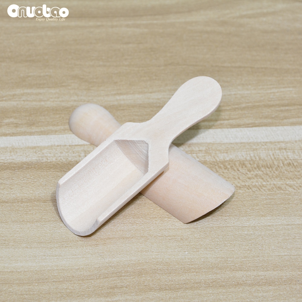 Onuobao 20/50/ 100 stücke Mini kleine holz schaufel Heimat Küche Kochen Kaffee Löffel Zucker Tee Löffel Salz Gewürz Honig Teelöffel