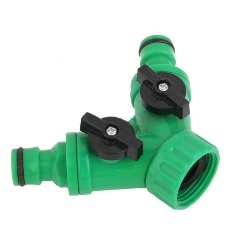 Plastic Double Irrigation Water Water Timer Water Programs Fitting Watering Garden Connector Supply Tool